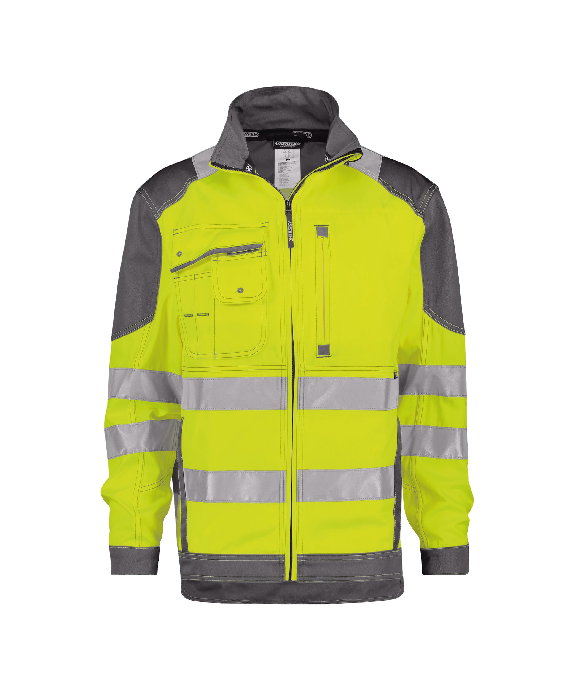 DASSY® Orlando DASSY Jaune fluo/gris ciment XS