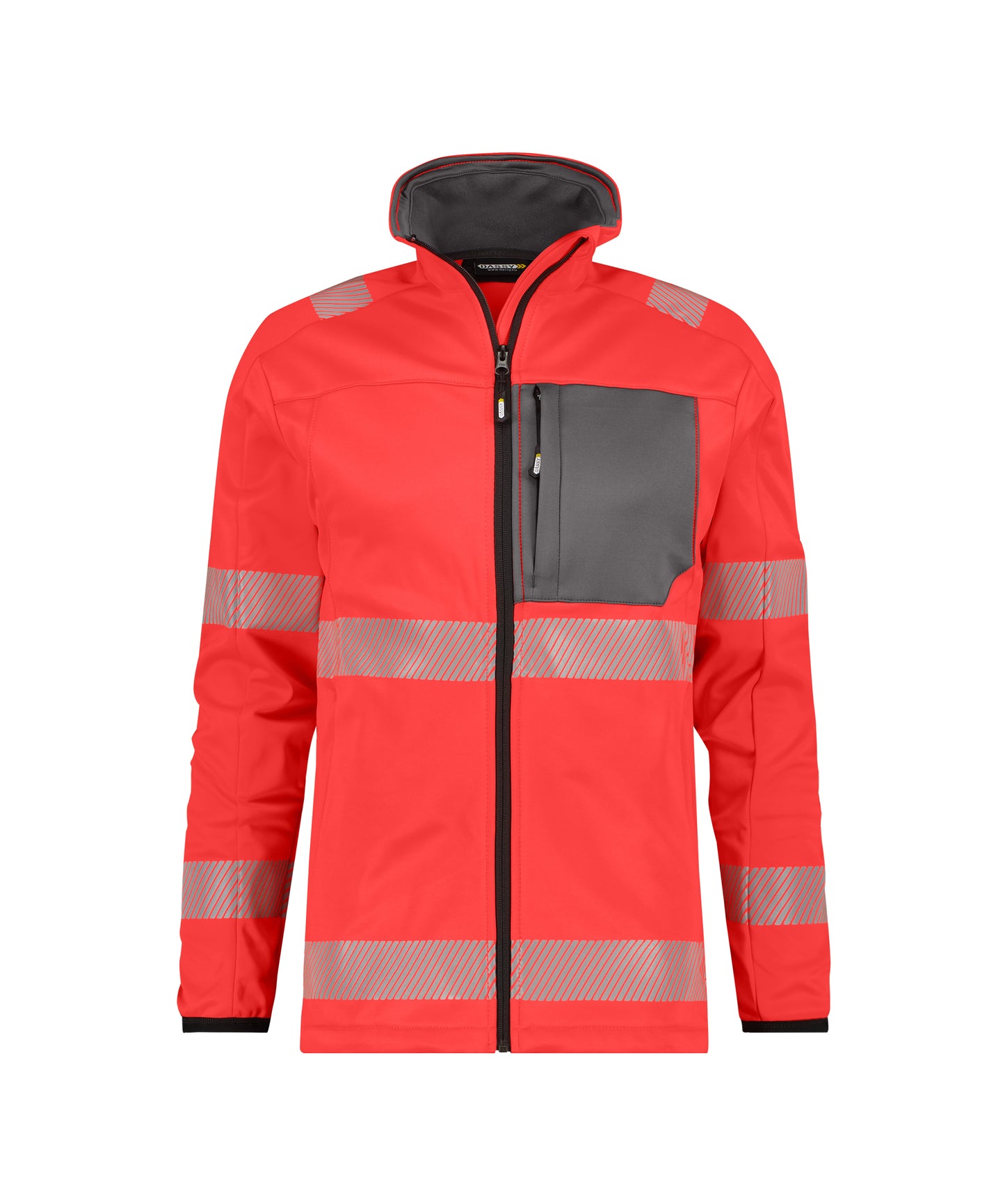 DASSY® Camden DASSY Rouge fluo/gris ciment XS
