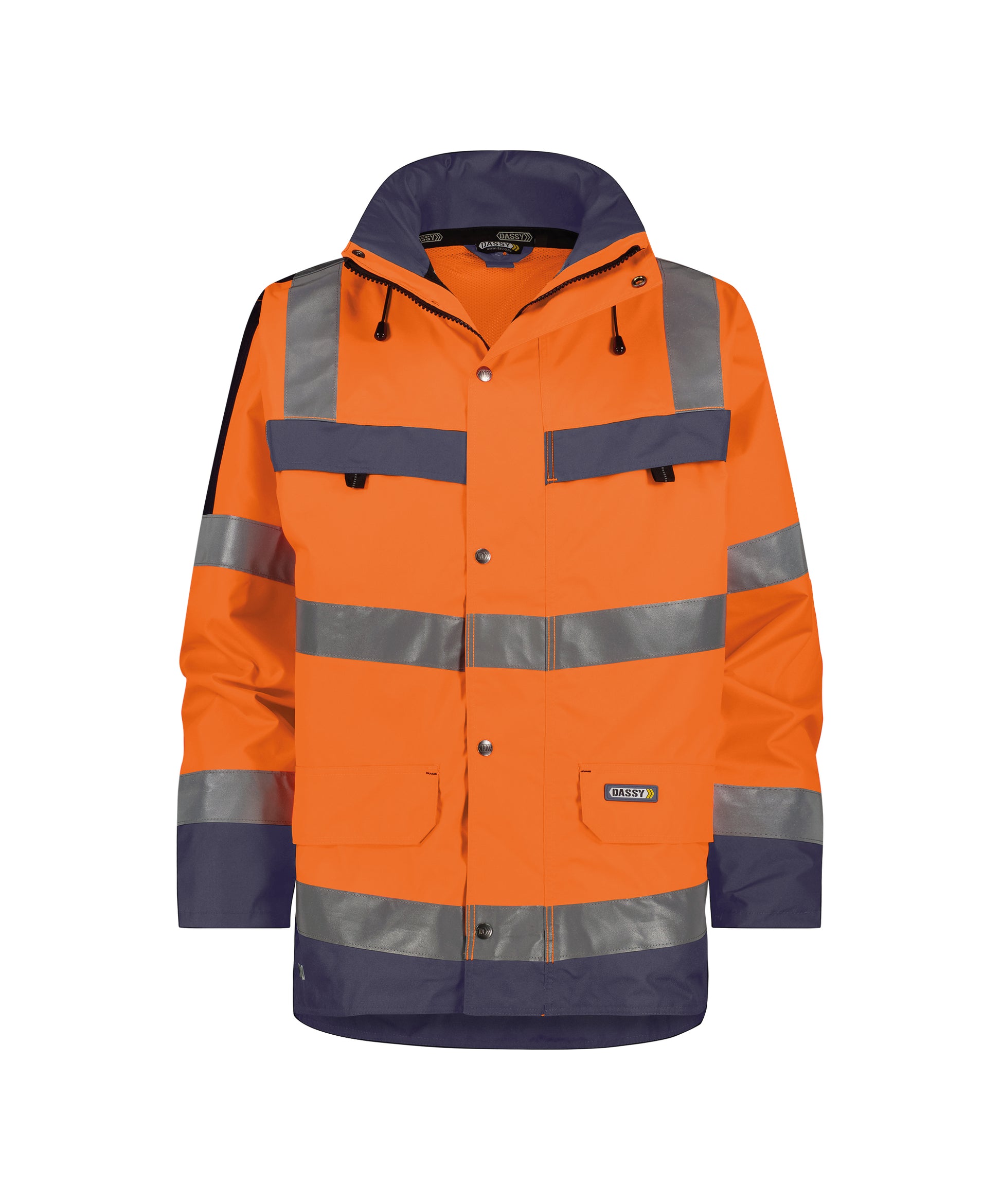 DASSY® Atlantis DASSY Orange fluo/marine 4XL