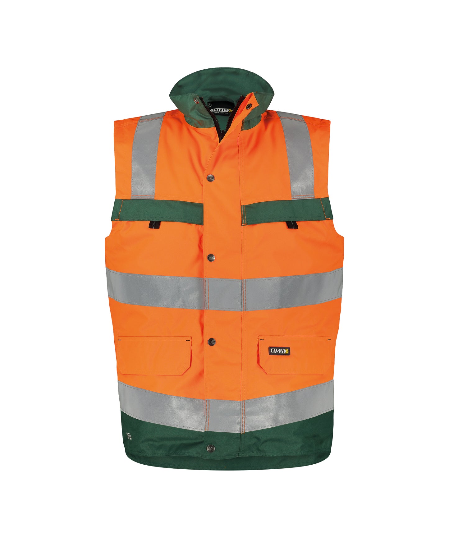 DASSY ® Bilbao DASSY Orange fluo/vert bouteille XS