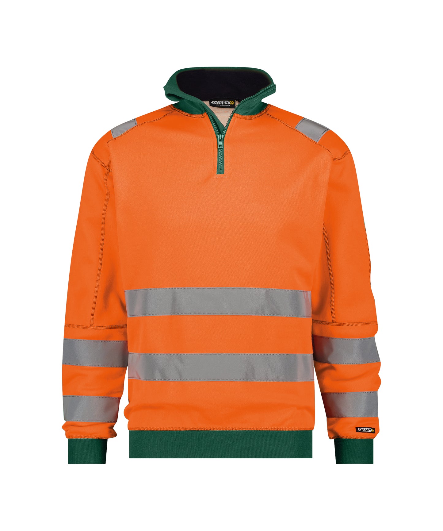 DASSY® Denver DASSY Orange fluo/vert bouteille 4XL