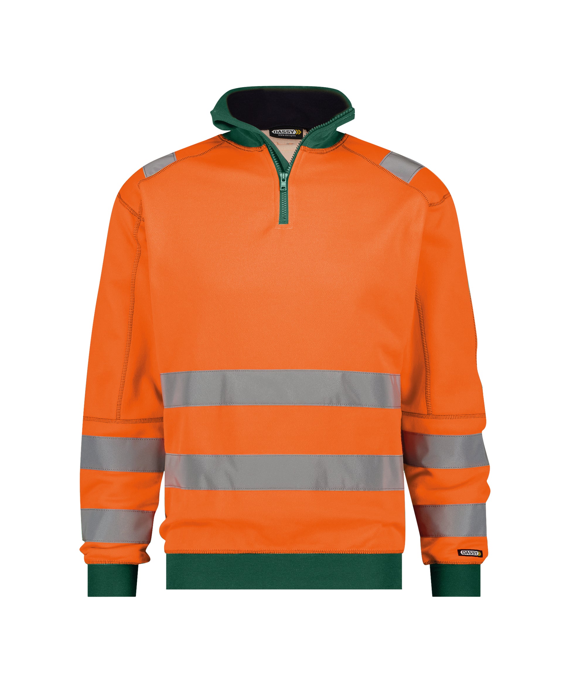 DASSY® Denver DASSY Orange fluo/vert bouteille 4XL