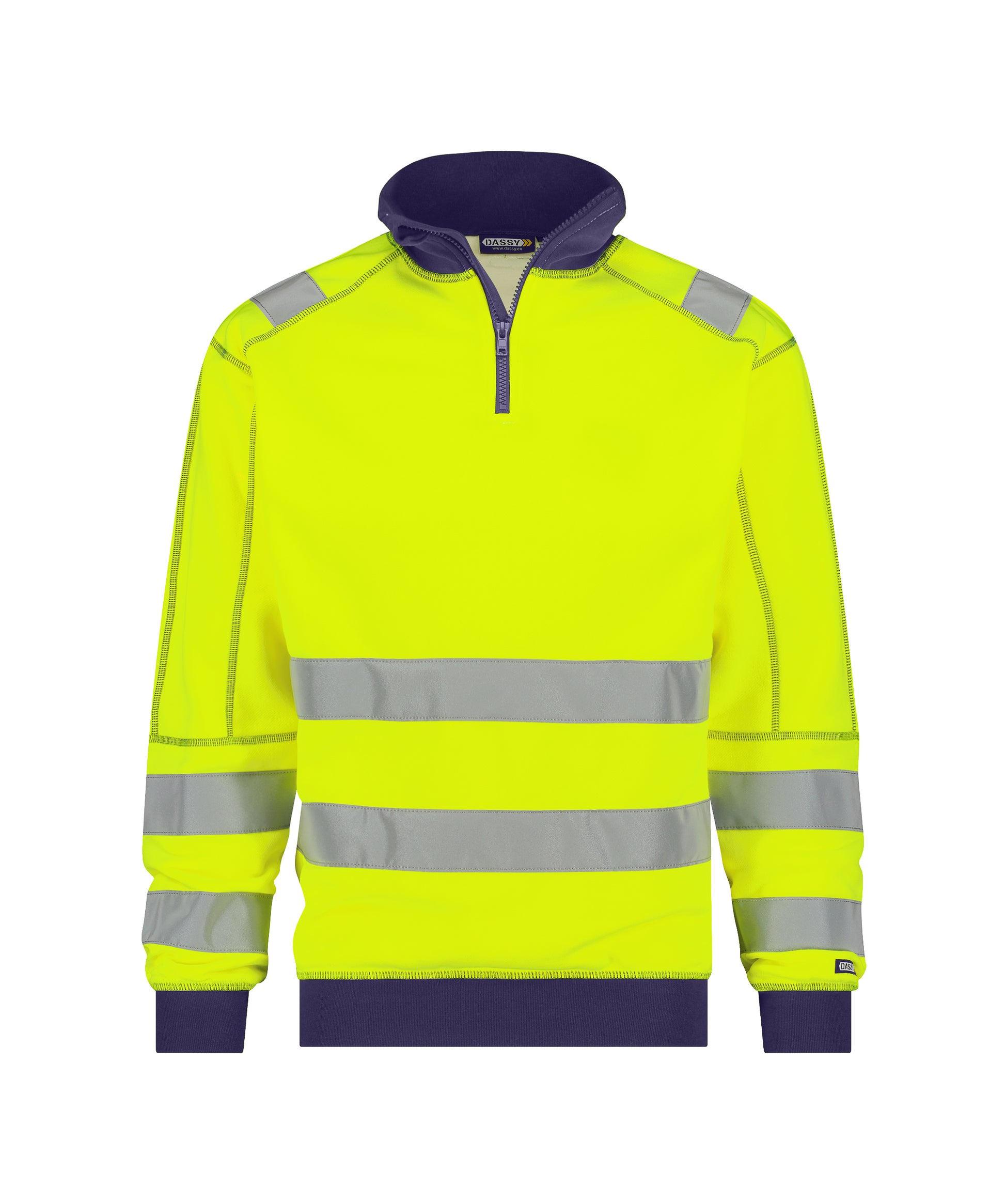 DASSY® Denver DASSY Jaune fluo/marine 4XL