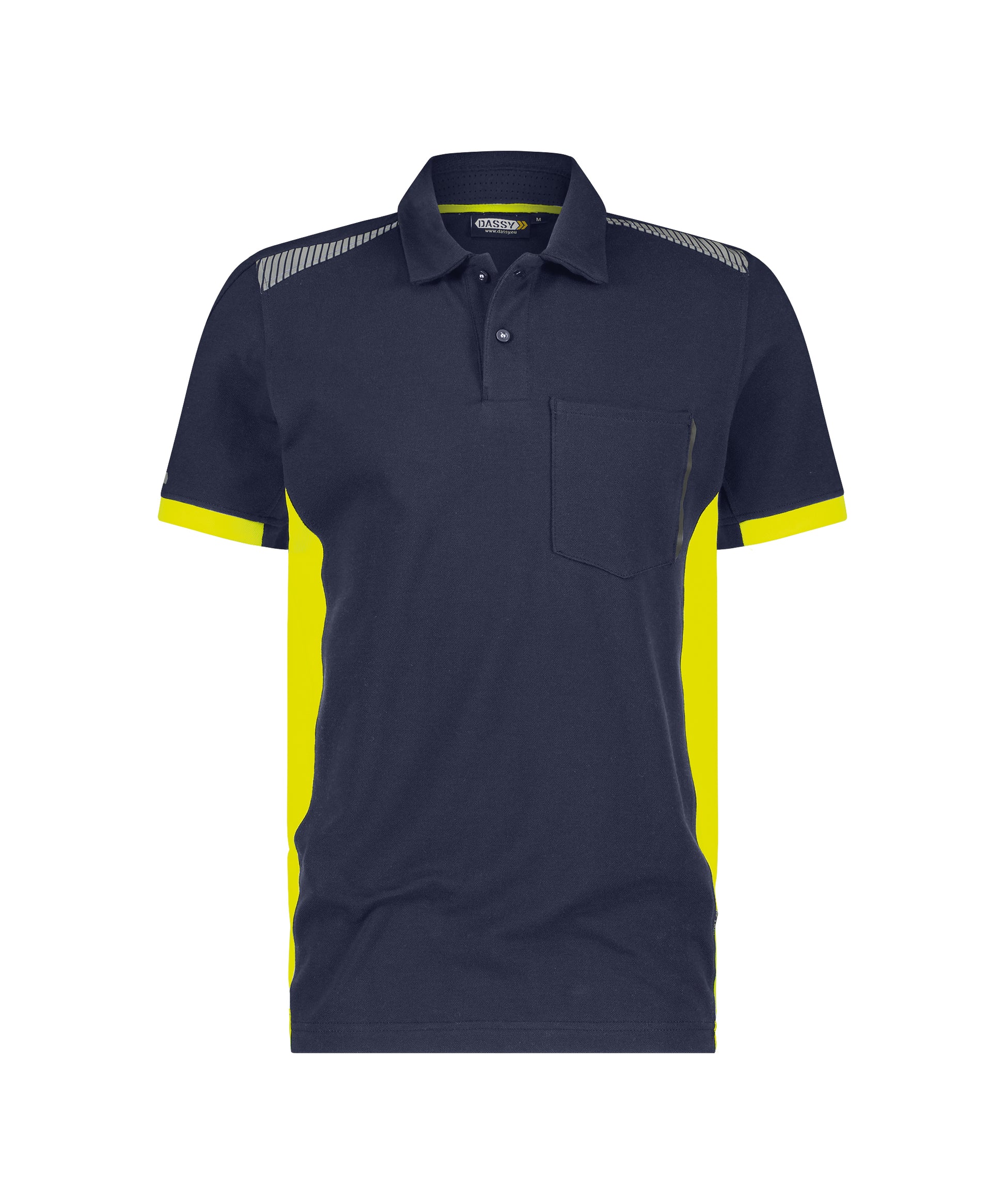 DASSY® Veracruz DASSY Bleu nuit/jaune fluo XS