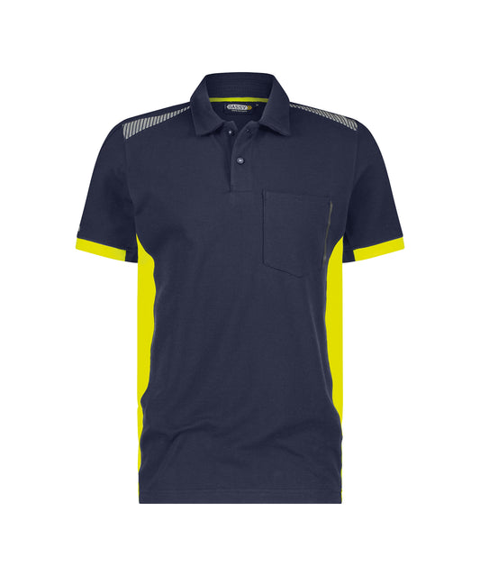 DASSY® Veracruz DASSY Bleu nuit/jaune fluo XS