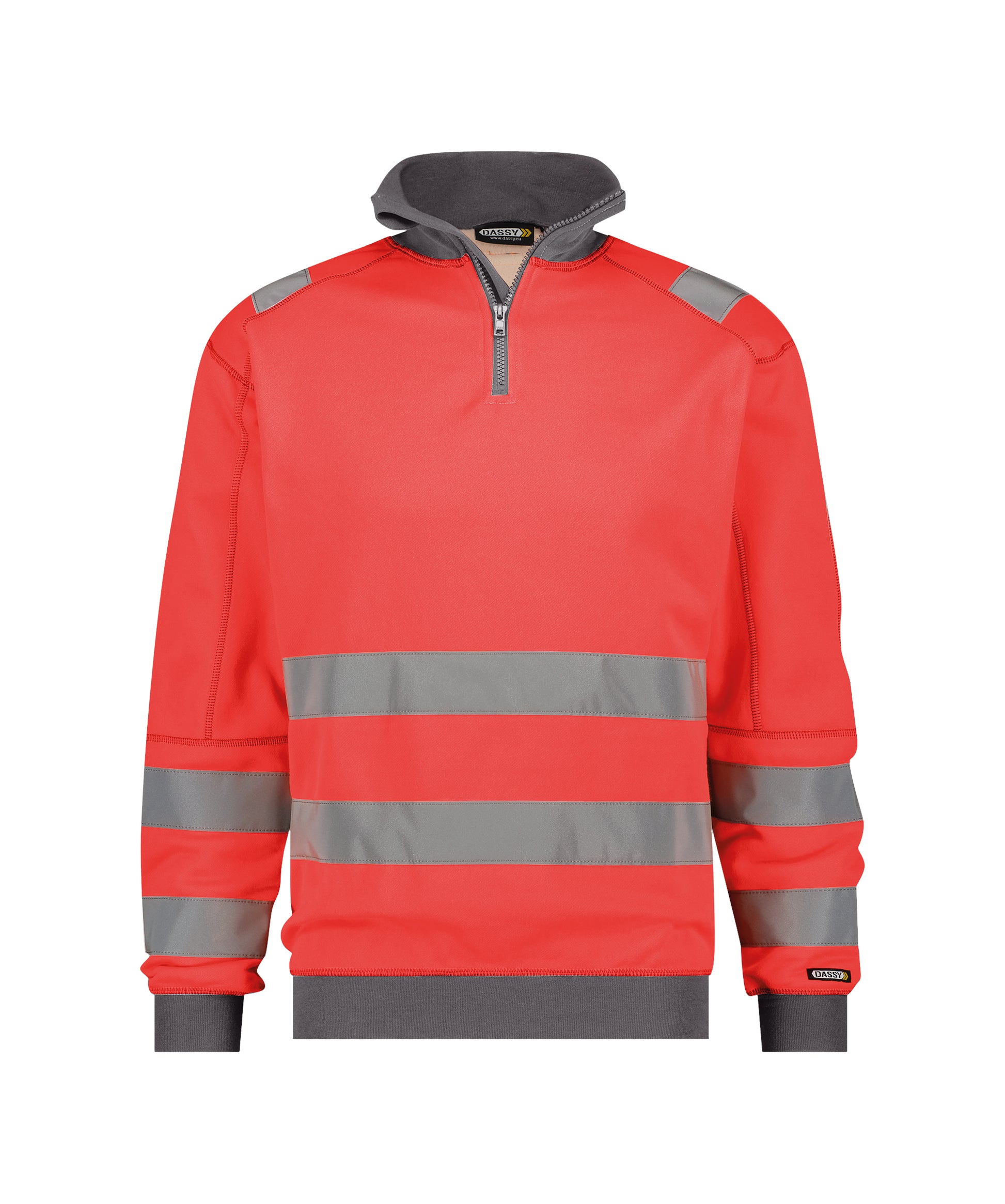 DASSY® Denver DASSY Rouge fluo/gris ciment 4XL