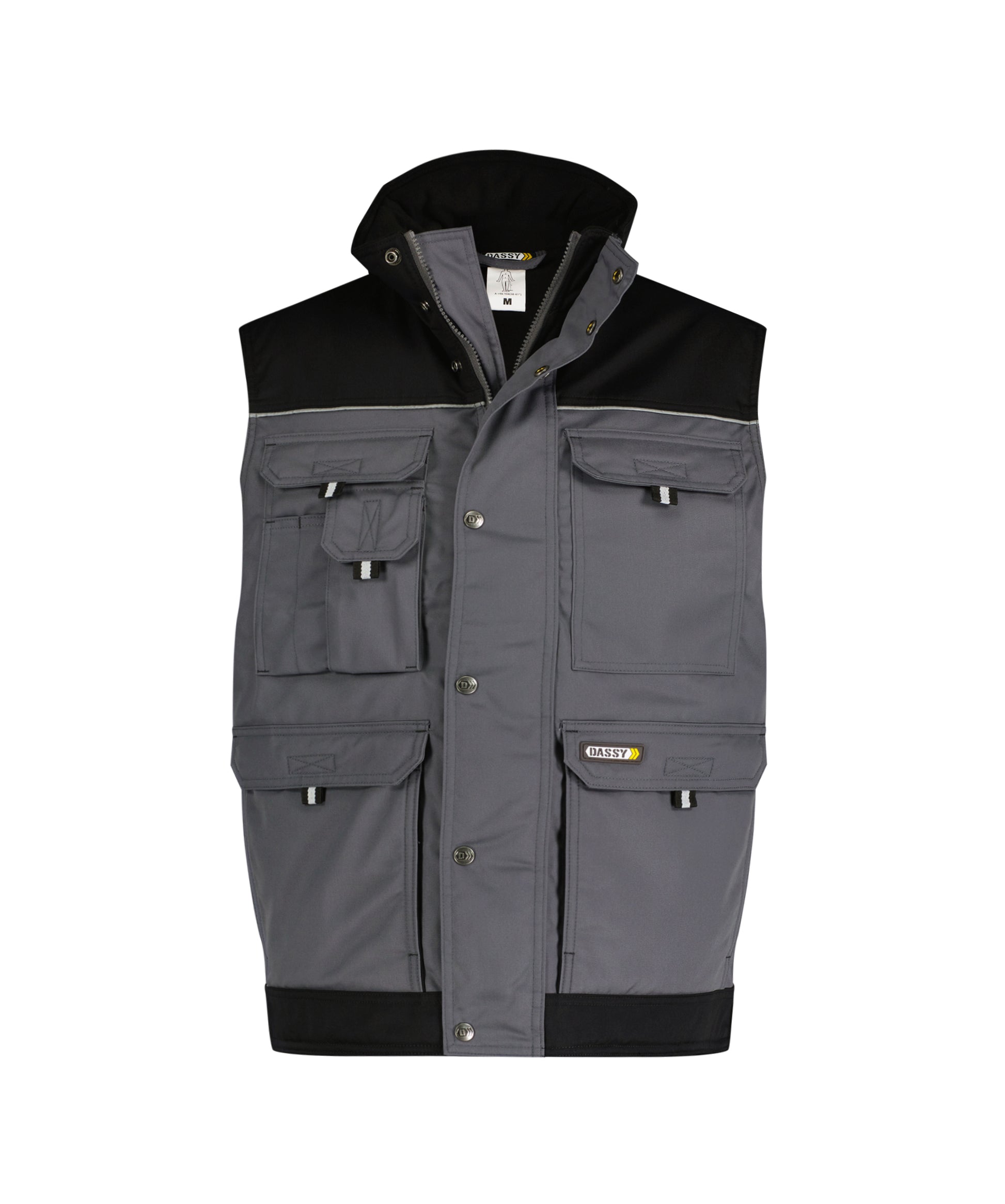 DASSY® Hulst DASSY Gris ciment/noir 4XL