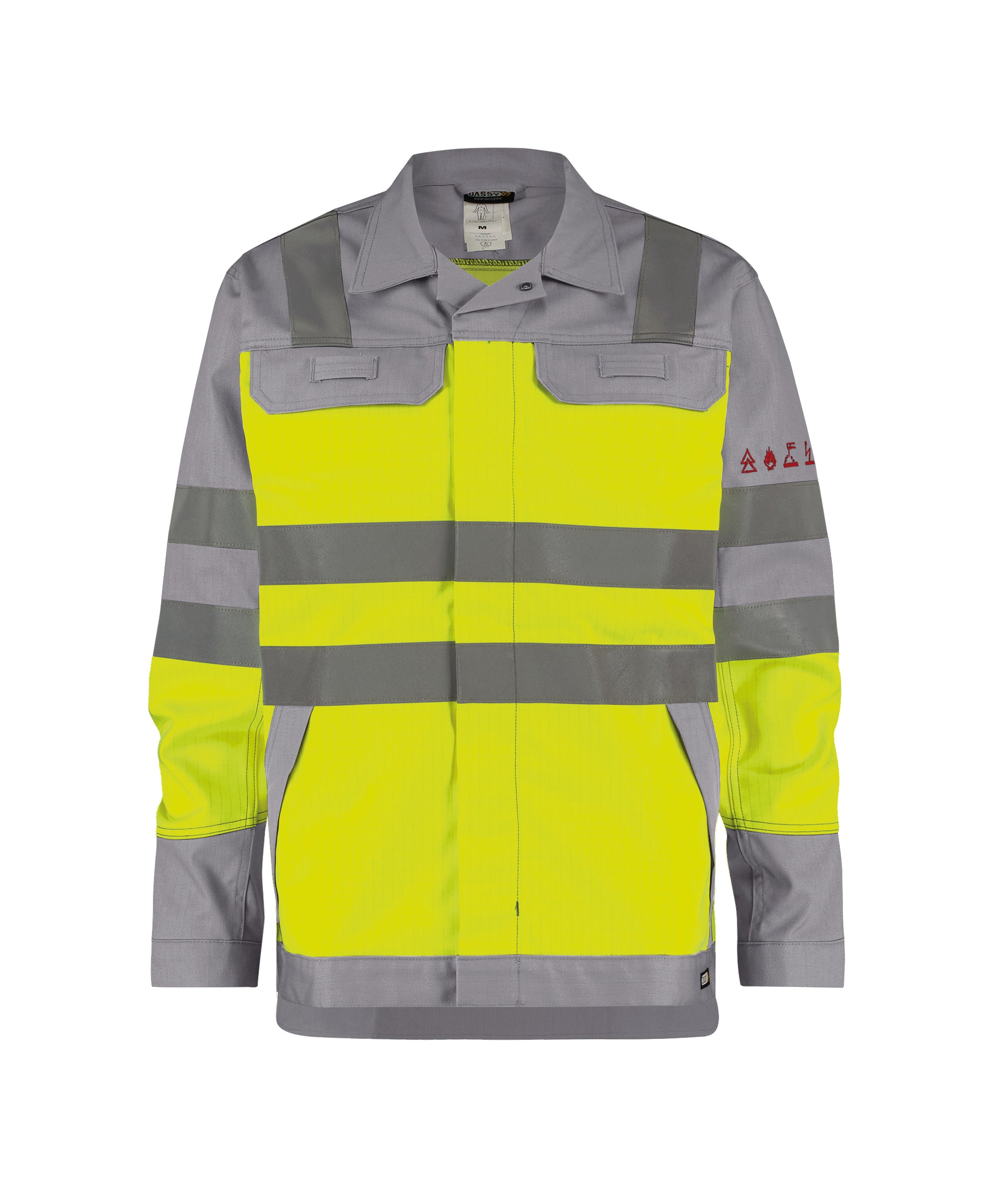 DASSY® Franklin DASSY Jaune fluo/gris graphite 4XL