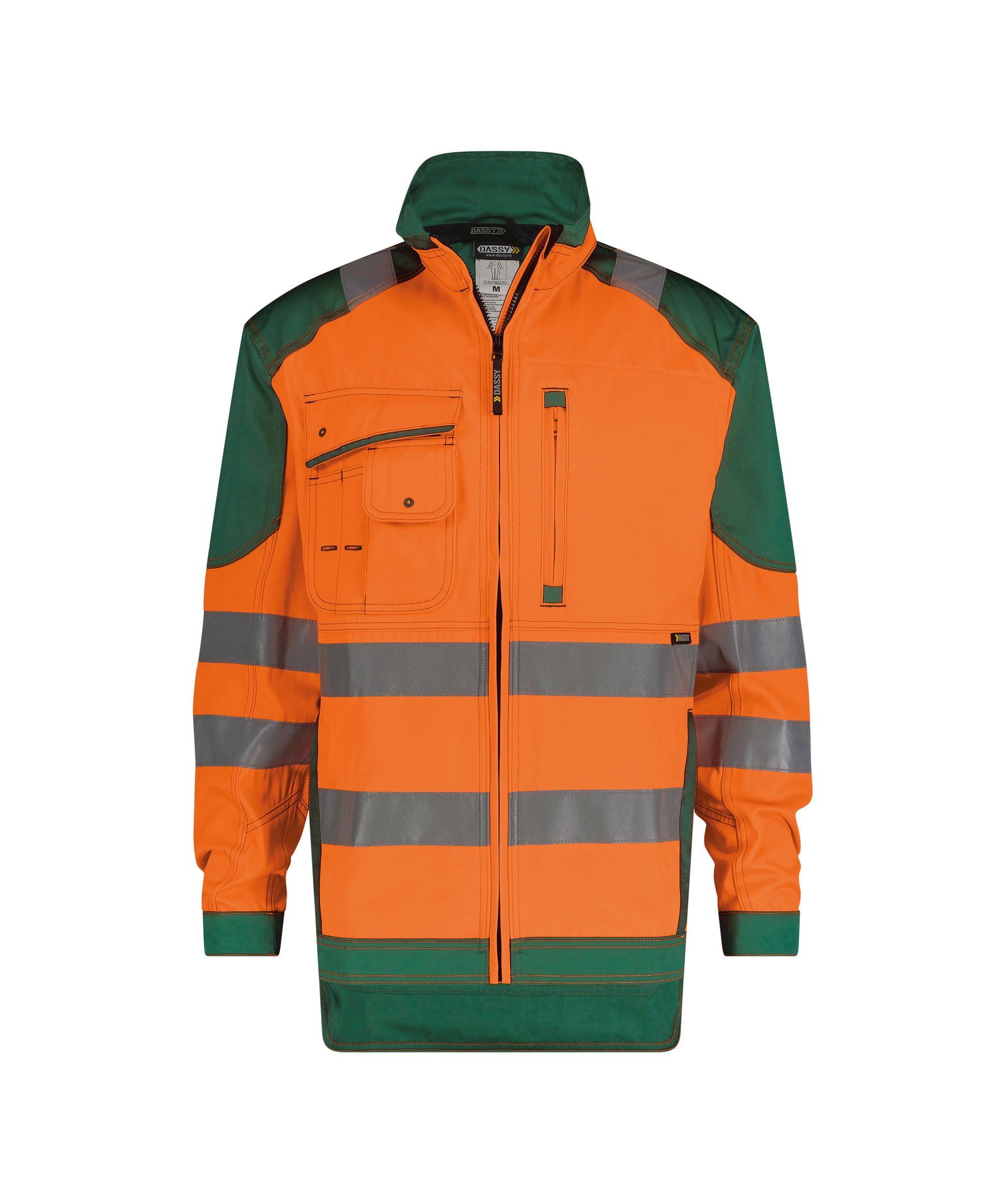 DASSY® Orlando DASSY Orange fluo/vert bouteille XS