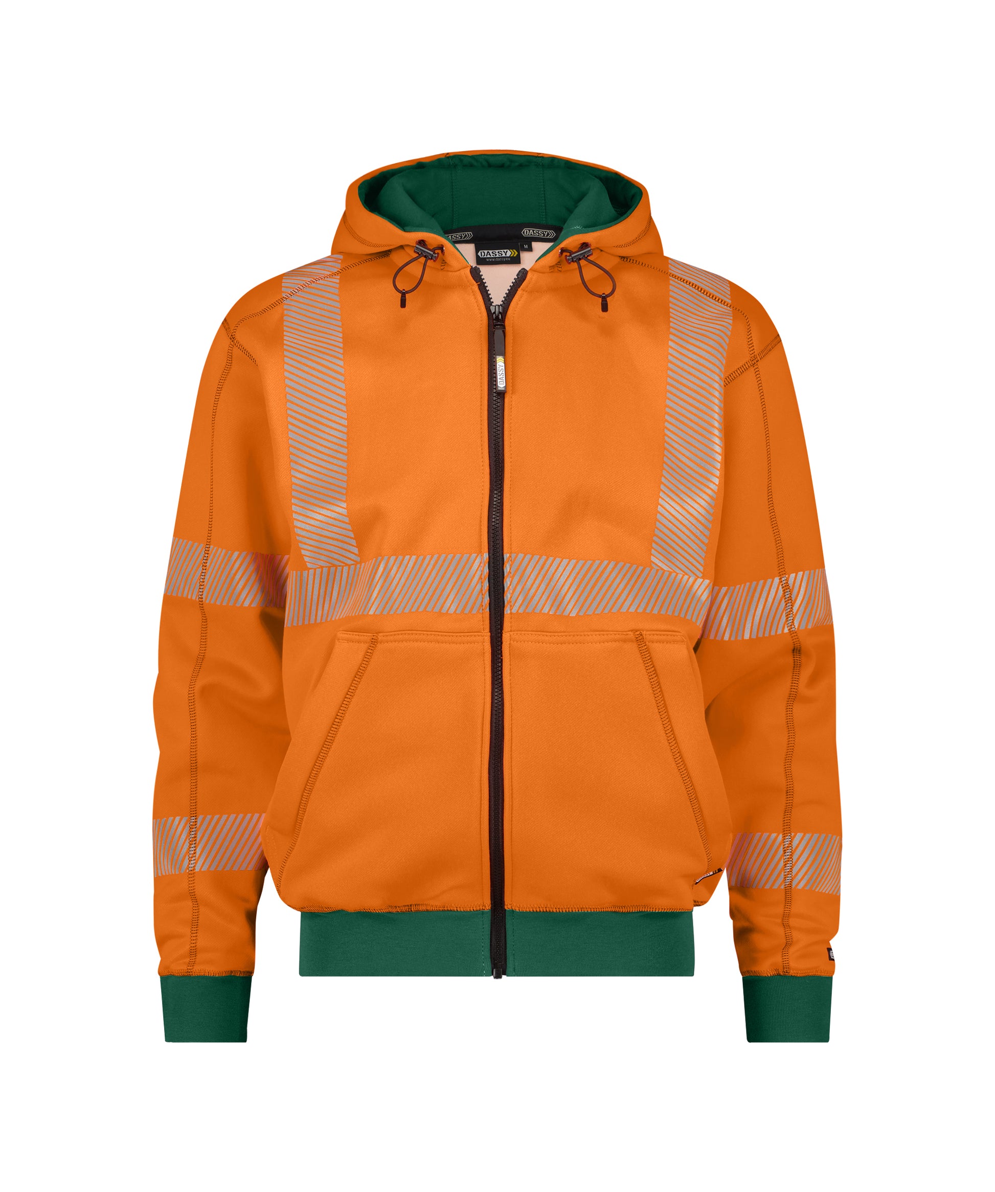 DASSY® Evans DASSY Orange fluo/vert bouteille XS